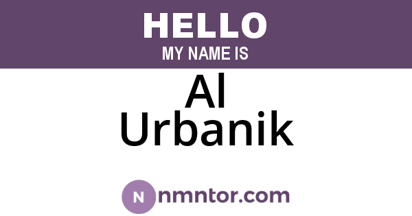 Al Urbanik