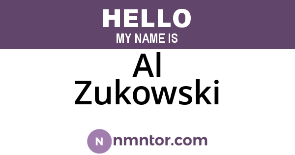 Al Zukowski