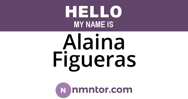 Alaina Figueras
