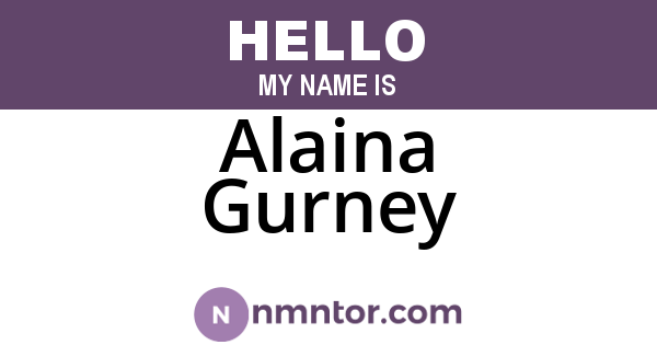Alaina Gurney