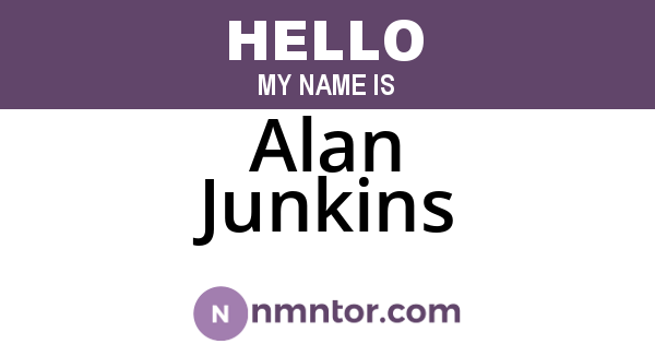 Alan Junkins