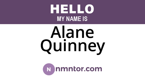 Alane Quinney
