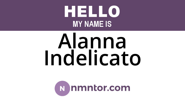 Alanna Indelicato