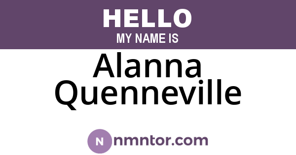 Alanna Quenneville