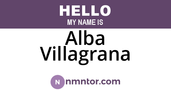 Alba Villagrana