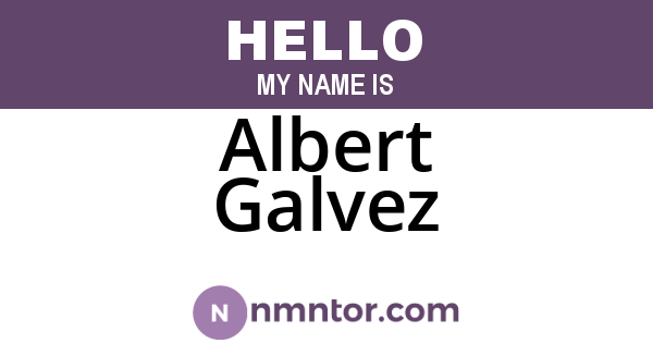 Albert Galvez