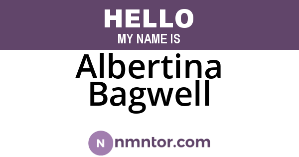 Albertina Bagwell