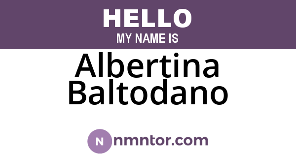 Albertina Baltodano