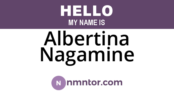 Albertina Nagamine