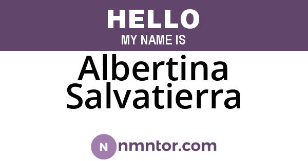 Albertina Salvatierra
