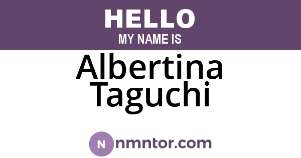 Albertina Taguchi