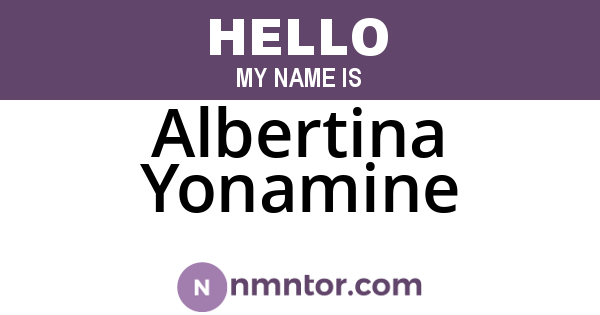 Albertina Yonamine