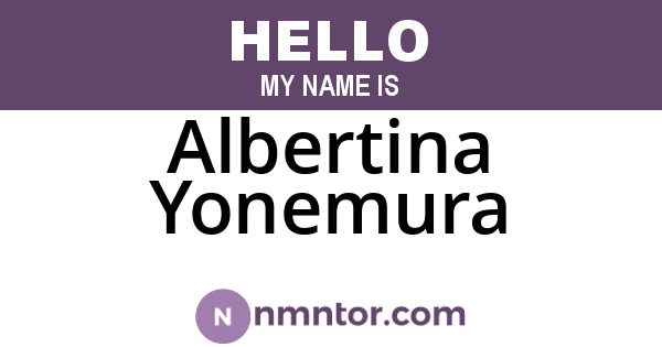 Albertina Yonemura