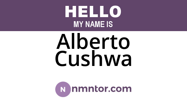 Alberto Cushwa