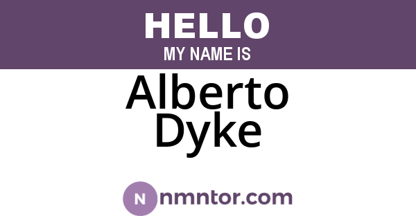 Alberto Dyke