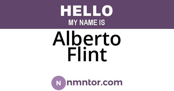Alberto Flint