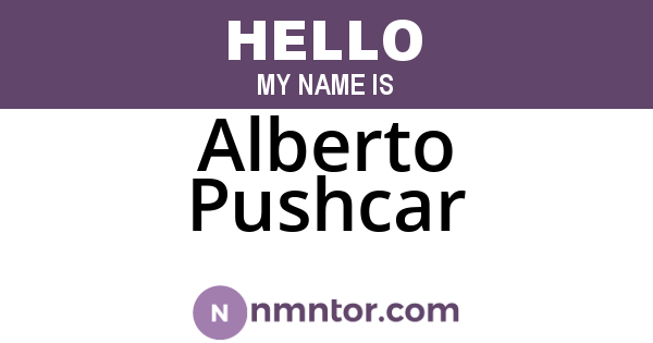 Alberto Pushcar