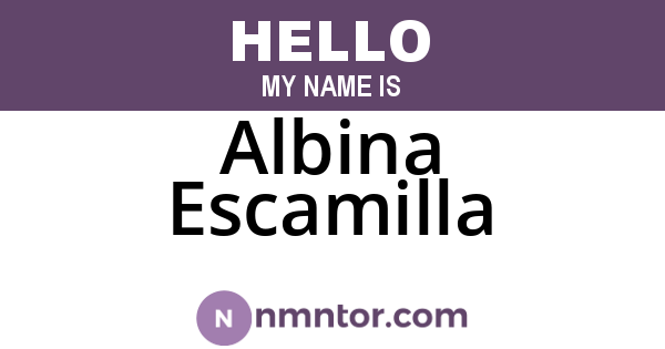 Albina Escamilla
