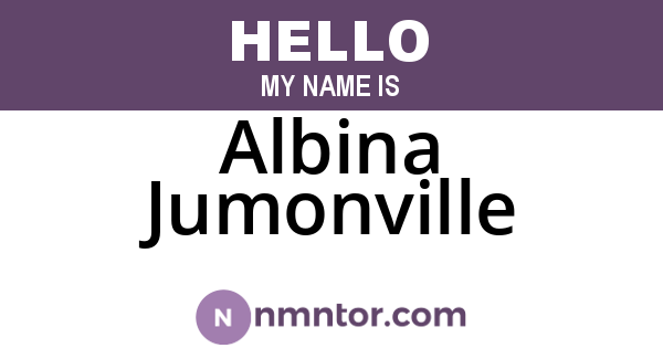 Albina Jumonville