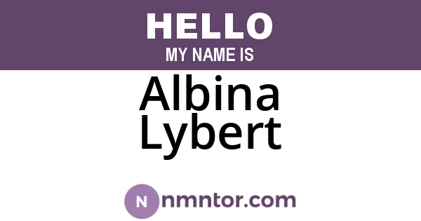 Albina Lybert