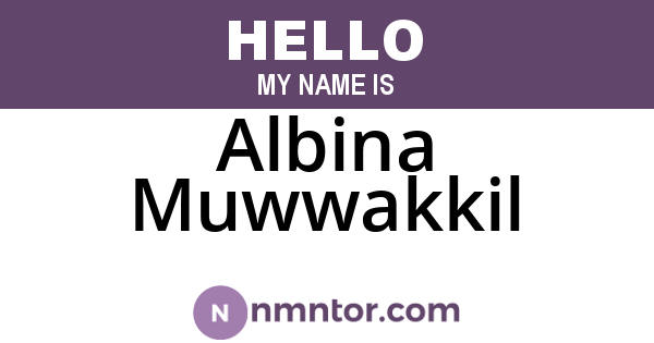 Albina Muwwakkil