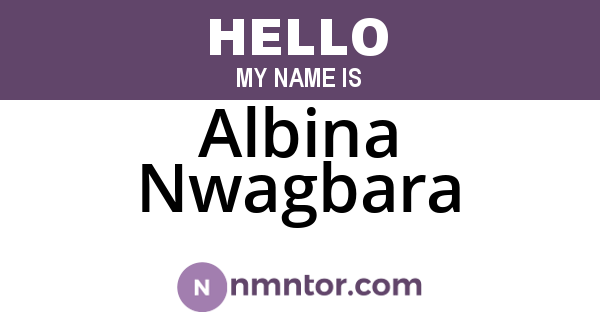 Albina Nwagbara