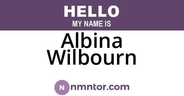 Albina Wilbourn