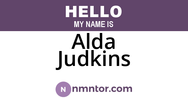 Alda Judkins