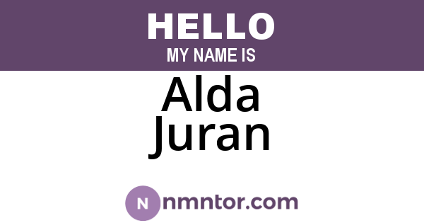 Alda Juran