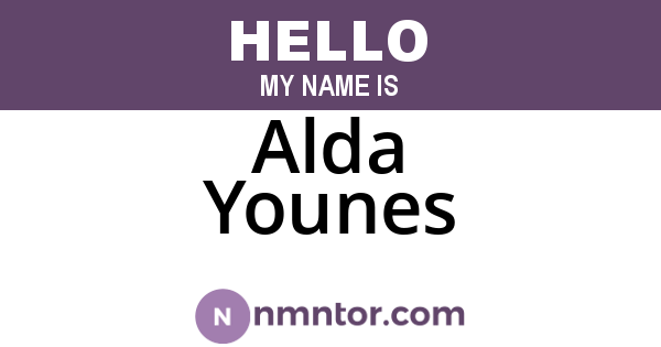 Alda Younes