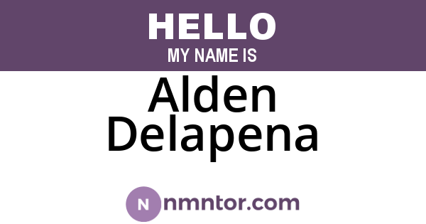Alden Delapena