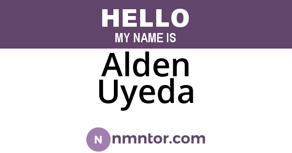 Alden Uyeda