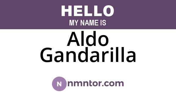 Aldo Gandarilla