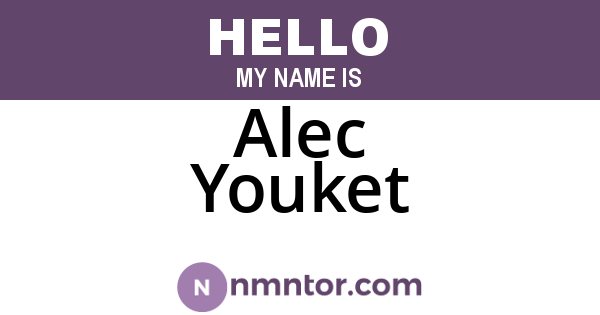 Alec Youket