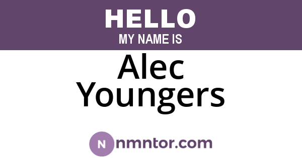 Alec Youngers