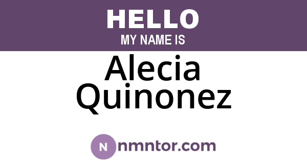 Alecia Quinonez