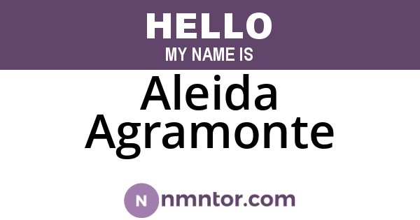 Aleida Agramonte