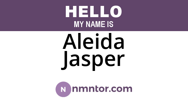 Aleida Jasper