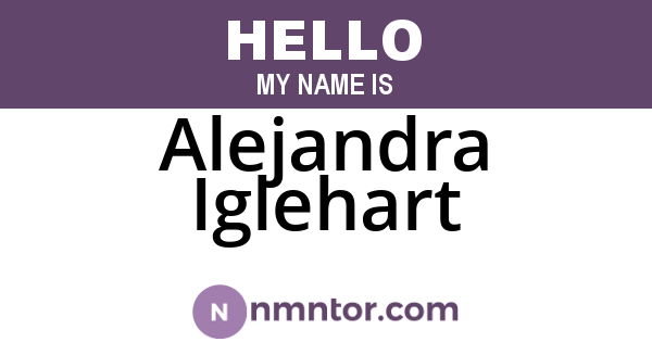Alejandra Iglehart