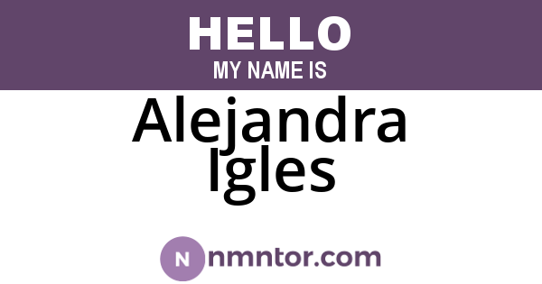 Alejandra Igles