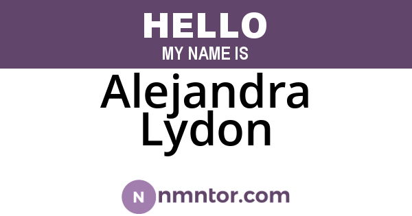 Alejandra Lydon