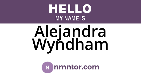 Alejandra Wyndham