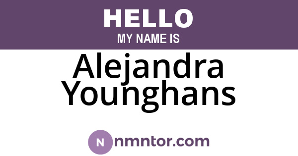 Alejandra Younghans