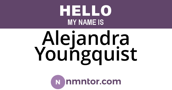 Alejandra Youngquist