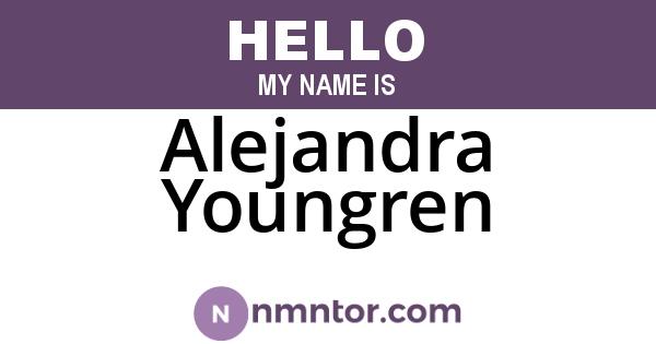 Alejandra Youngren
