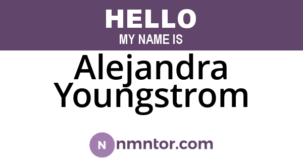 Alejandra Youngstrom