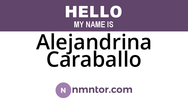 Alejandrina Caraballo