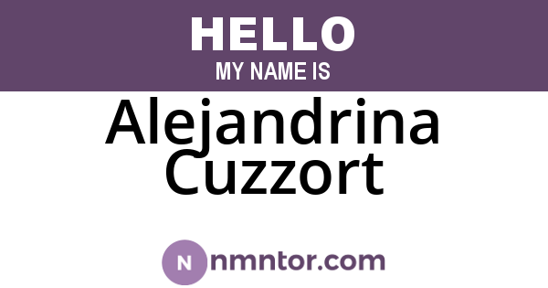 Alejandrina Cuzzort