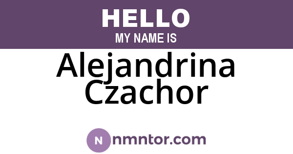Alejandrina Czachor