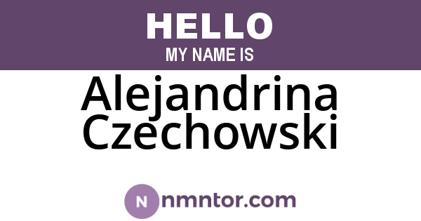 Alejandrina Czechowski